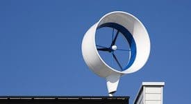 Woonhuis windturbine